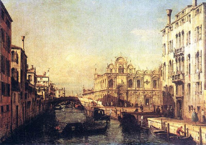 BELLOTTO, Bernardo The Scuola of San Marco gh